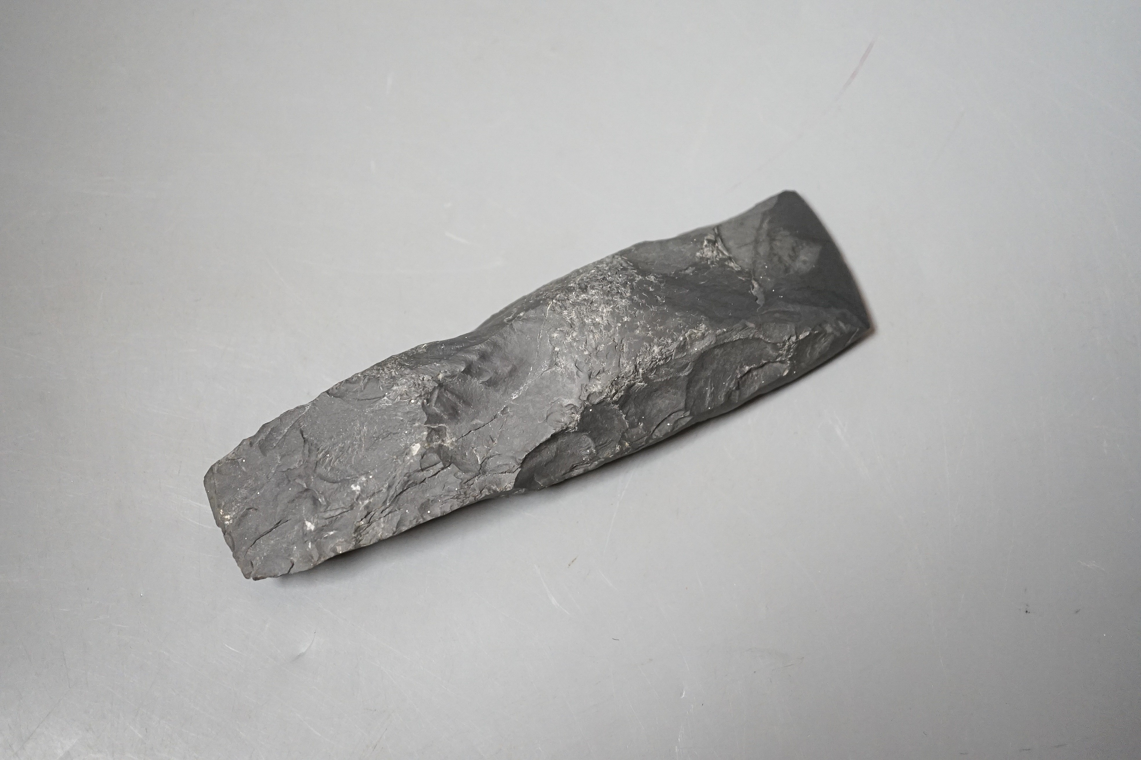 A Maori stone adze (Toki)